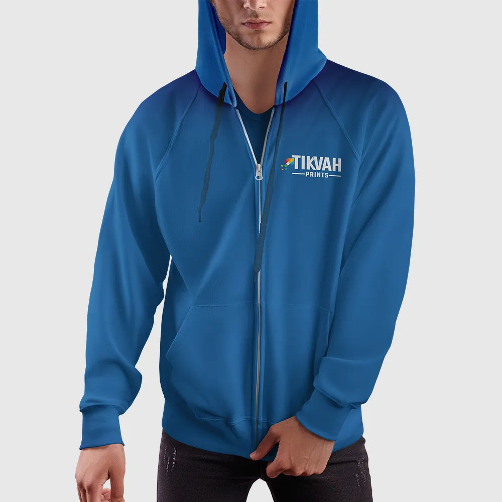 Full Zip Hoodies | Premium Custom Apparel Printed Same Day