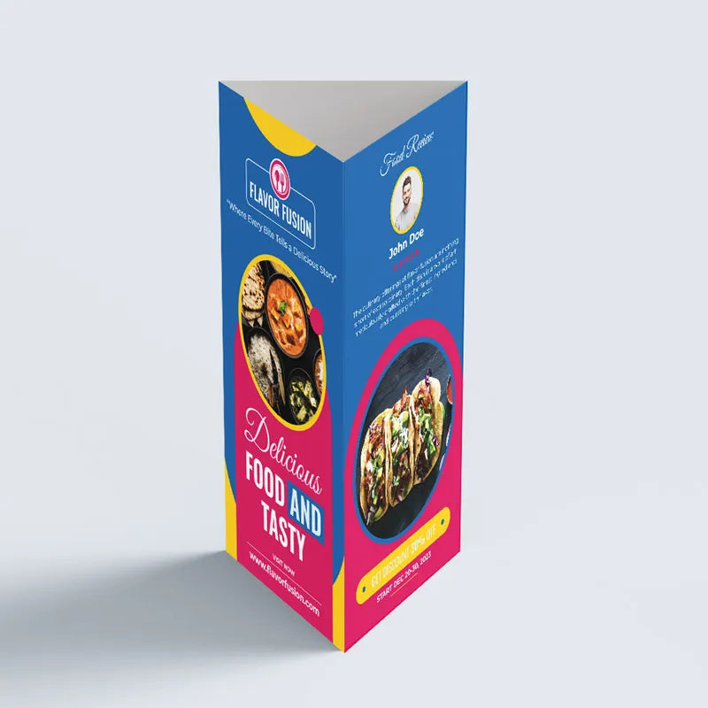 Tri-Sided Table Tents